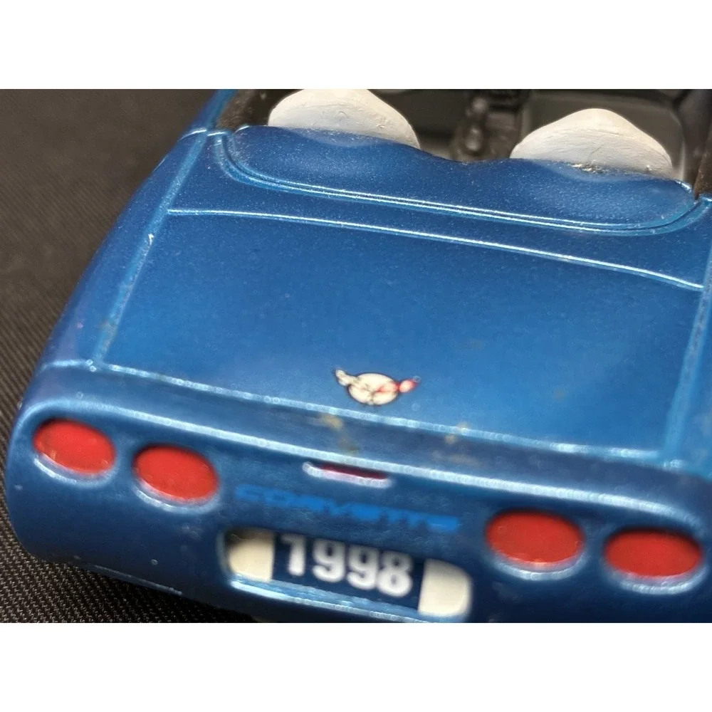 Hallmark Keepsake 1998 Corvette Convertible Ornament Blue QX6416 Vintage